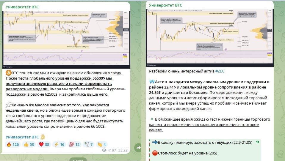 Телеграмм Университет BTC отзывы про обман!