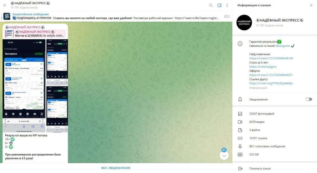 Телеграм НАДЁЖНЫЙ ЭКСПРЕСС — отзывы подписчиков и проверка